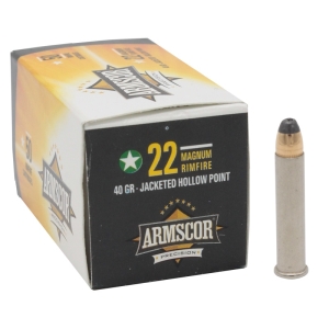 Патрон 22WMR JHP 40 gr Armscor - 1