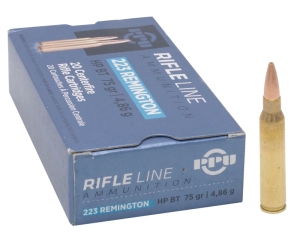 Патрон 223Rem PPU HP BT 4,86 г - 1