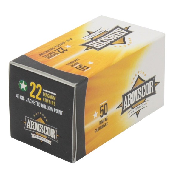 Патрон 22WMR JHP 40 gr Armscor - 4