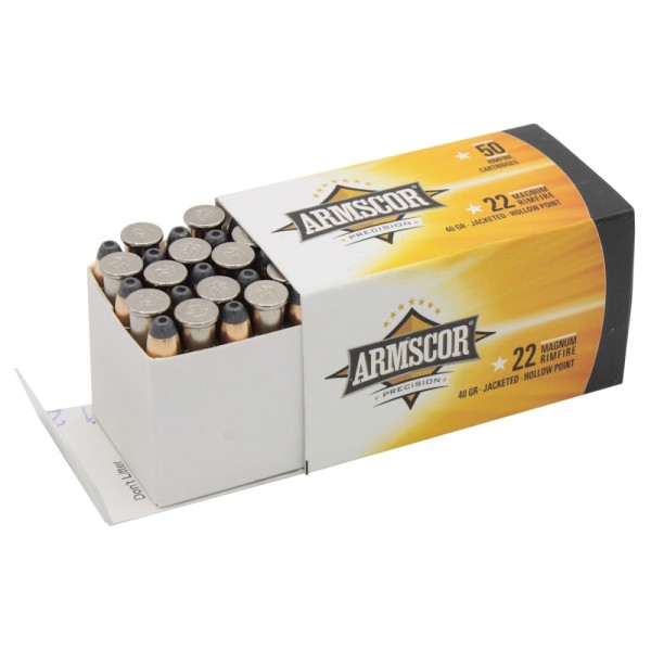 Патрон 22WMR JHP 40 gr Armscor - 3
